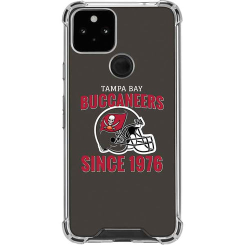 NFL Tampa Bay Buccaneers Helmet Google Pixel 5 Clear Case
